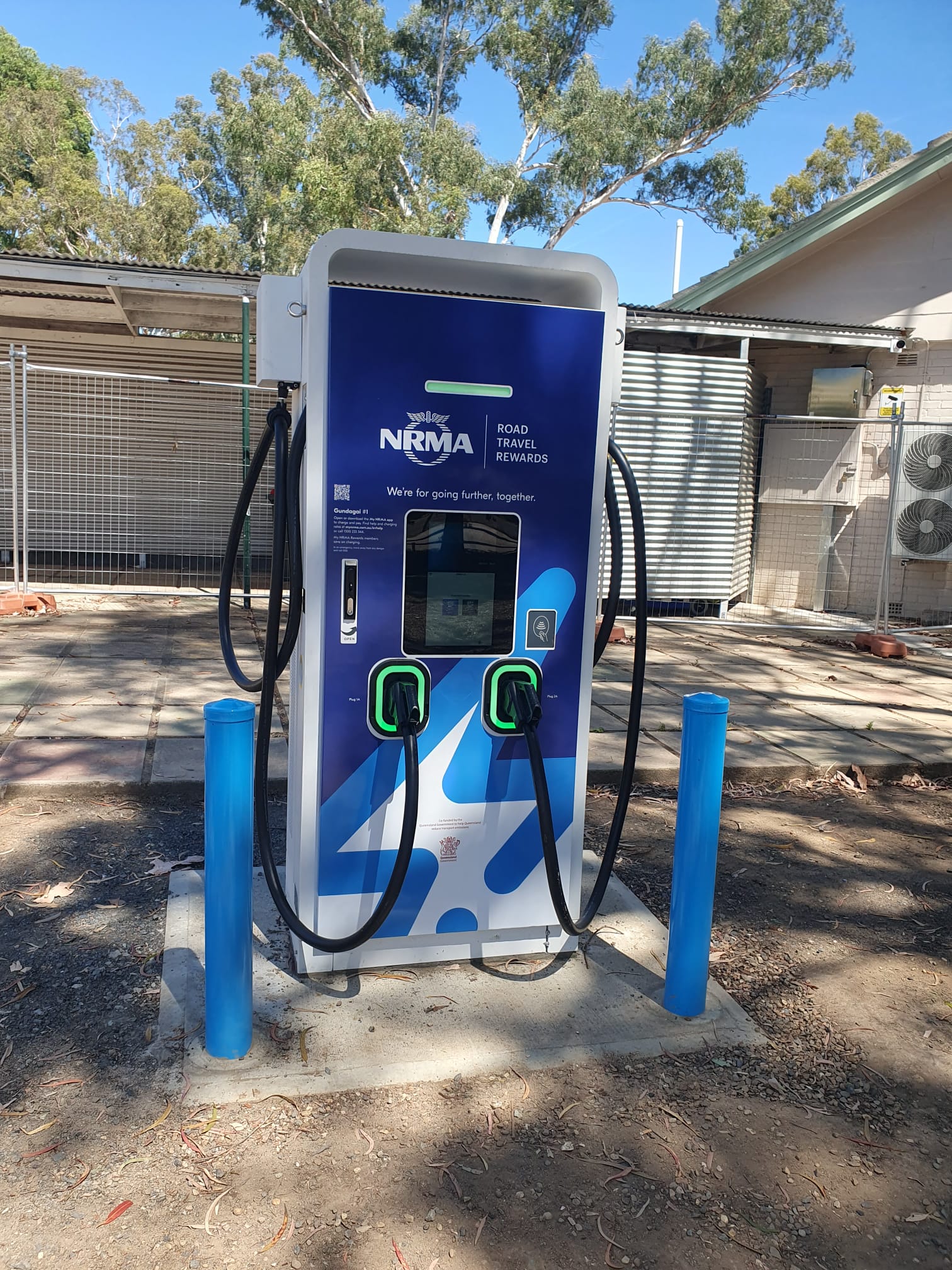 NRMA branded EV charging station wrap by Achurch Signs & Designs