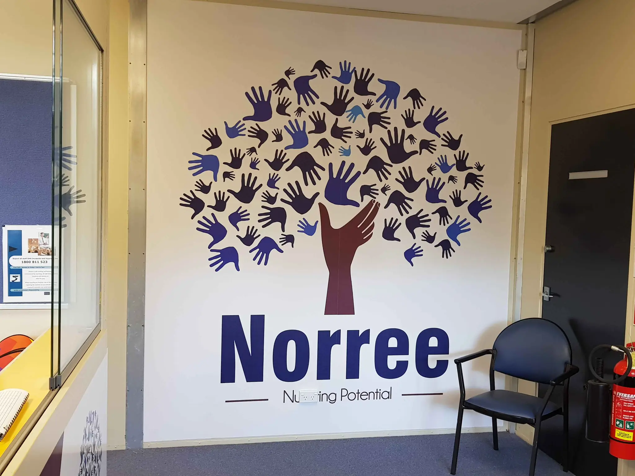 School signage project supplied by Achurch Signs