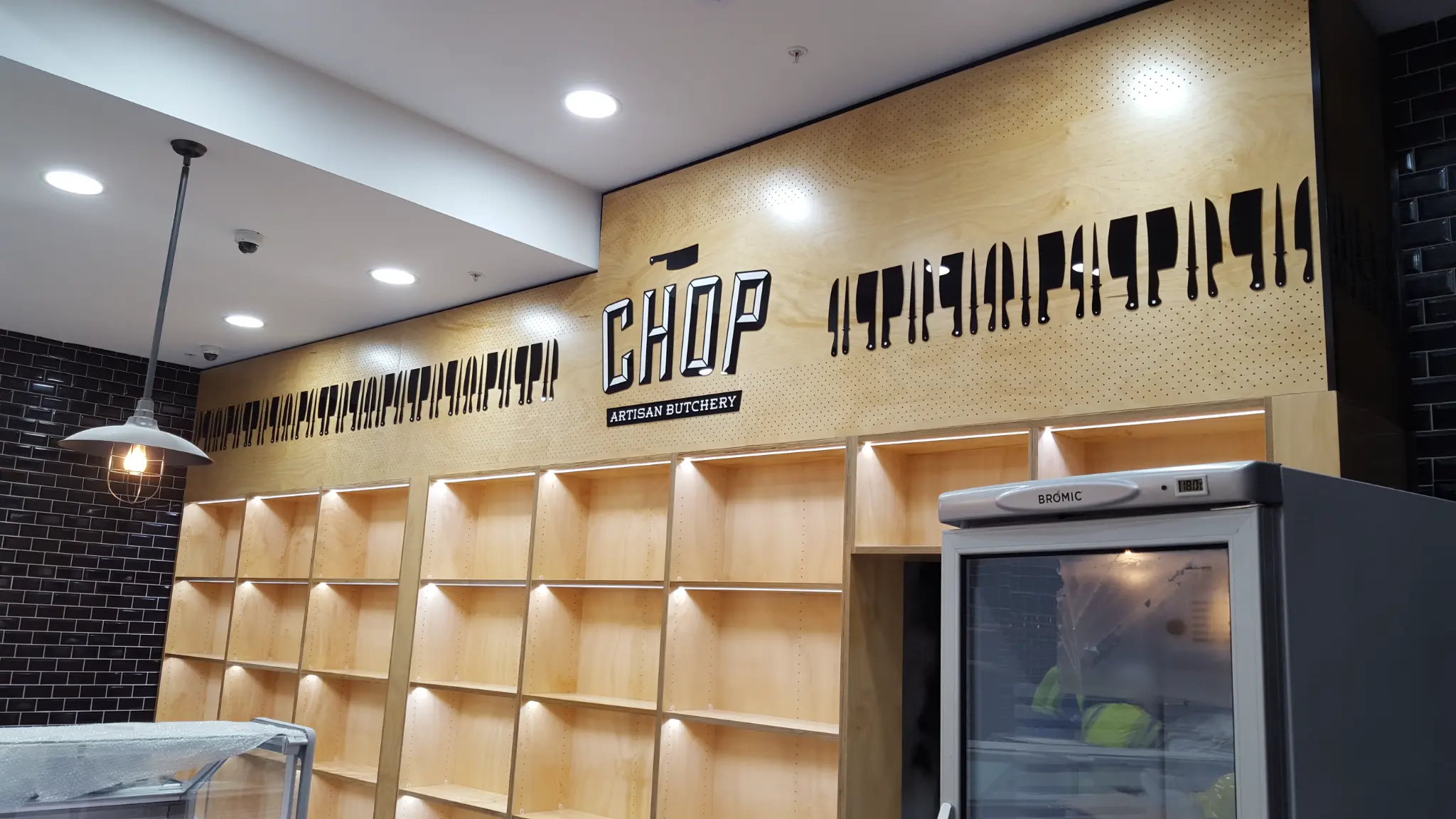 Chop Butchery interior identity signage