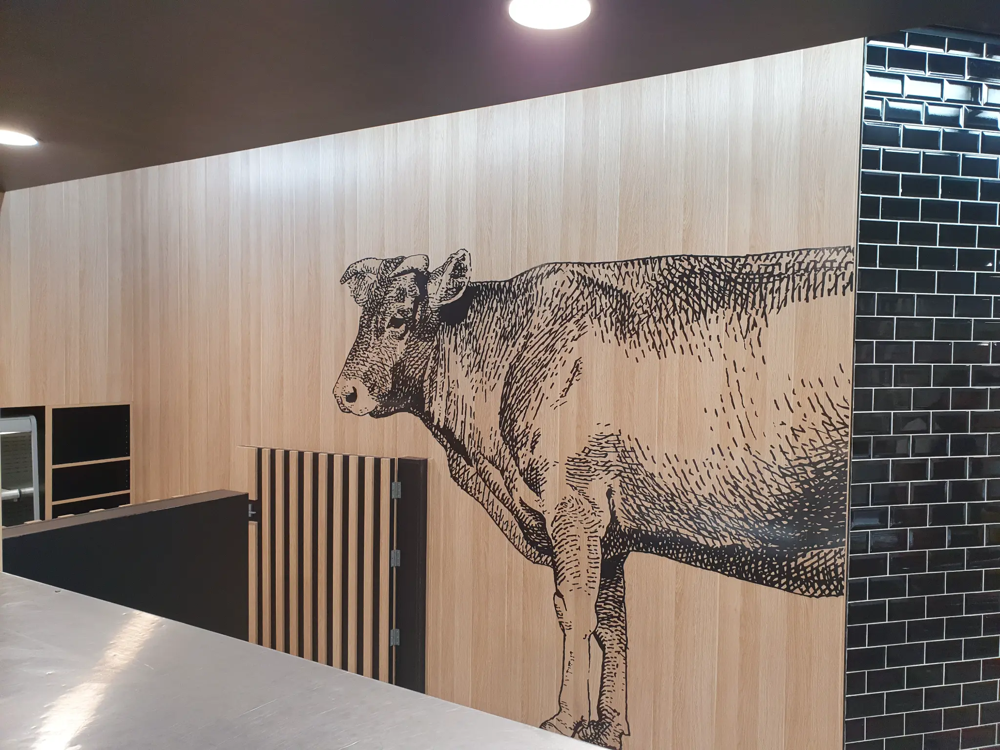 Retail wall graphic by Achurch Signs